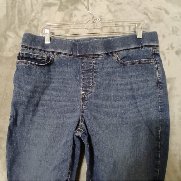 Signature by Levi Strauss Women Jeans Size 31x30 Pull On Skinny Totally Shaping - Picture 4 of 11